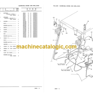 Komatsu FG15H FG18H-15 FD15H FD18H-15 Parts Book