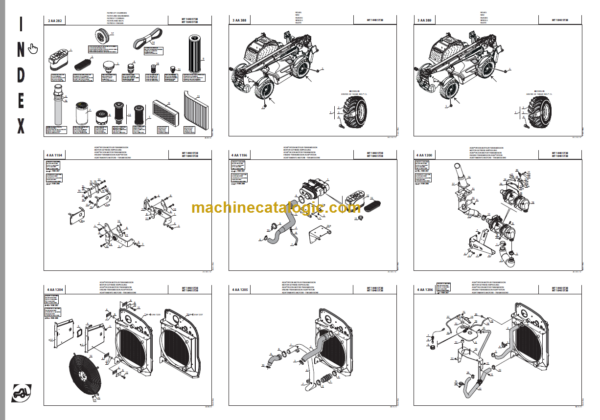 Manitou MT 1440 ST3B Parts Catalogue