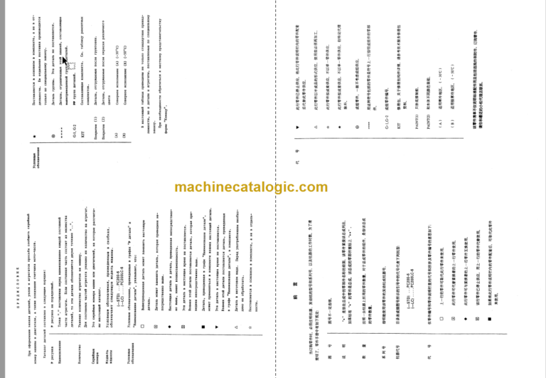 Komatsu PC210-6 PC210LC-6 Hydraulic Excavator Parts Book