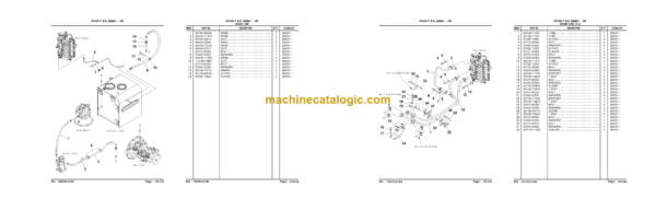 Komatsu PC400-7 SN J20001 ~ UP Parts Book Manual