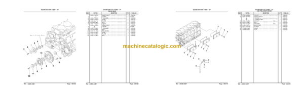 Komatsu PC400-7 SN J20001 ~ UP Parts Book Manual