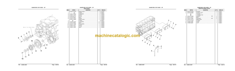 Komatsu PC400-7 SN J20001 ~ UP Parts Book Manual