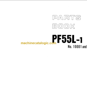 Komatsu PF55L-1 Parts Book