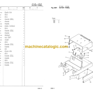 Komatsu FB07 FB09-2 Electric Lift Truck Parts Book