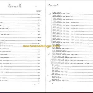 Komatsu FB(L)10 14 15 FB15H1 18H1 Forklift Truck Parts Book