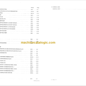 Komatsu PF55L-1 Parts Book