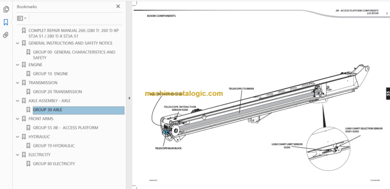 Manitou 280 TJ Repair Manual