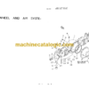 Komatsu LW250-3 Rough Terrain Crane Parts Book