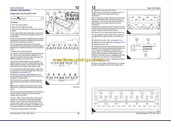 Manitou New 1000 Series AJ-AS-YG-YK Workshop Manual