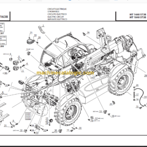 Manitou MT 1840 ST3B Parts Catalogue