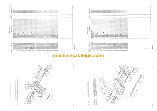 Komatsu WA420-1H Wheel Loader Parts Book