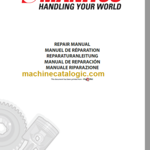 Manitou 150 TP Repair Manual