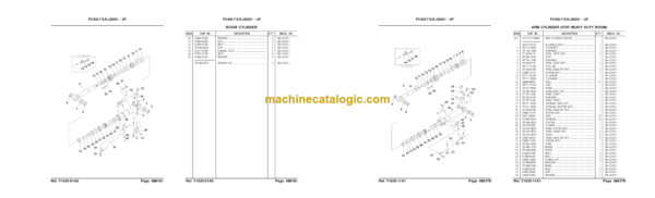 Komatsu PC400SE-7 PC400LCSE-7 Parts Book