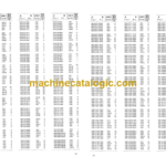 Komatsu FB10EX FB14EX FB15EX FB18EX-7 EXL EXG EXH Parts Book