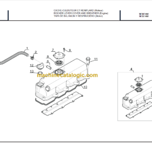 Manitou TMT 55 HT XT T3 4 WAY Parts Manual