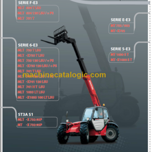 Manitou MT 732-932-X732 SERIE E-E3 Repair manual