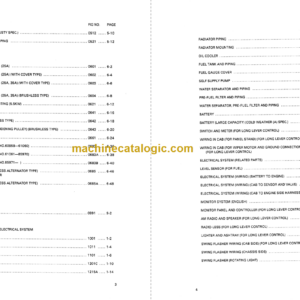 Komatsu PC200-5 PC200LC-5 Hydraulic Excavator Parts Book