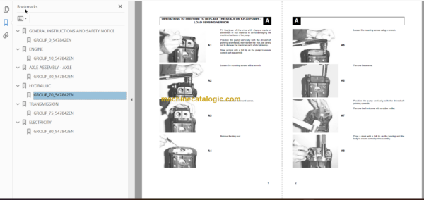 Manitou MT 1033 HL Turbo Série Repair Manual