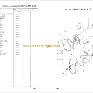 Komatsu D53A-15 Dozer Shovel Parts Book