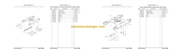Komatsu PC400SE-7 PC400LCSE-7 Parts Book