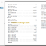 Manitou MT 523 Turbo Parts Catalogue