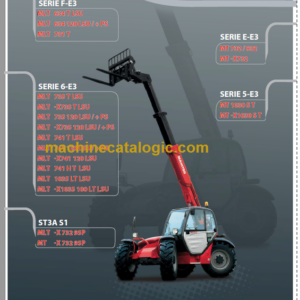 Manitou MT 1030S-X1030S SERIE 5-E3 Repair manual