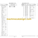 Komatsu FG10D FG14D FG15D FG18D-15 HD Parts Book