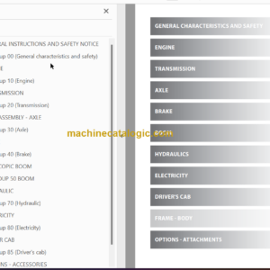 Manitou MT 1030S-X1030S SERIE 5-E3 Repair manual