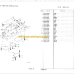 Komatsu PC200EL-6K PC200EN-6K Hydraulic Excavator Parts Book