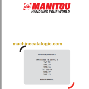 Manitou TMT 27P REPAIR MANUAL