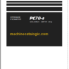 Komatsu PC70-8 Hydraulic Excavator Parts Book