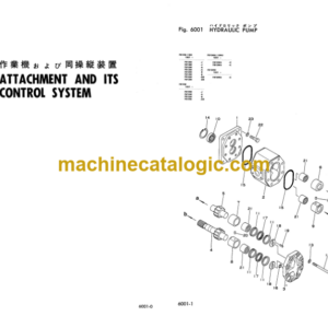 Komatsu FB10M FB13M-1 FB15M-1 Parts Book