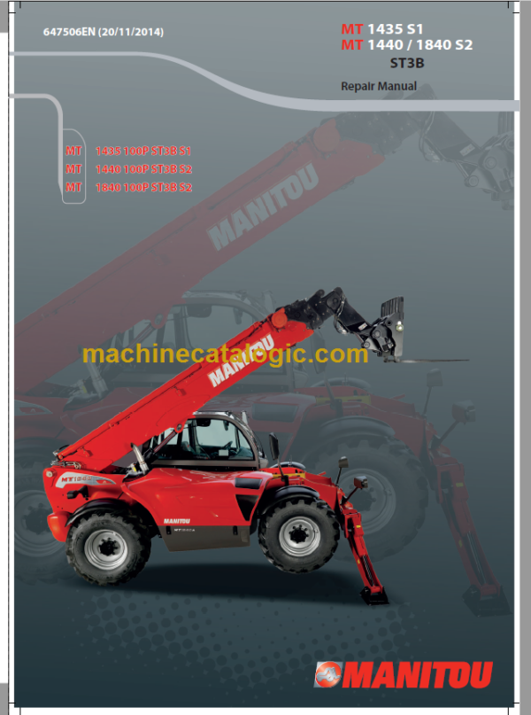 Manitou MT 1435 100P ST3B S1 Repair Manual