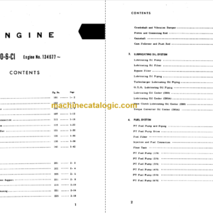 Komatsu D80 D85APE-12 Parts Book