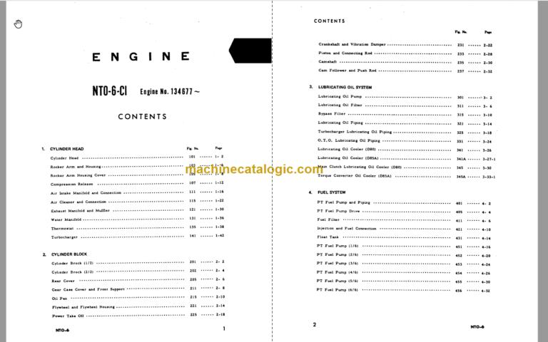 Komatsu D80 D85APE-12 Parts Book