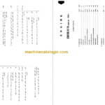 Komatsu PC210-3K PC210LC-3K Hydraulic Excavator Parts Book