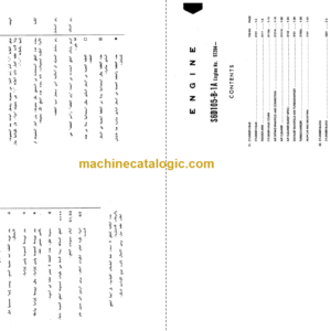 Komatsu PC210-3K PC210LC-3K Hydraulic Excavator Parts Book