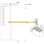 Komatsu FB10M FB13M-1 FB15M-1 Parts Book