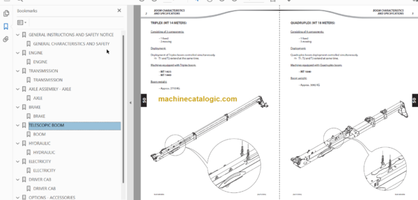 Manitou MT 1435 100P ST3B S1 Repair Manual