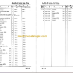 Komatsu D80 D85APE-12 Parts Book