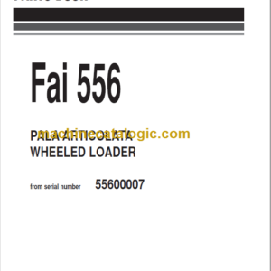 Komatsu Fai-556 Wheeled Loader Parts Book