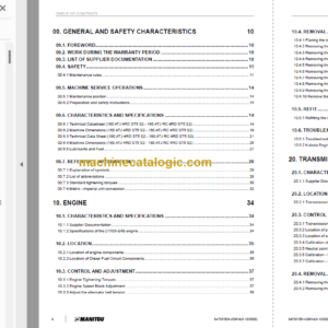 Manitou 160 ATJ ST5 S2 SERVICE MANUAL