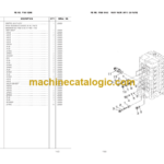 Komatsu PC100F-6 Parts Book