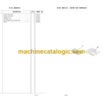Komatsu PC100F-6 Parts Book