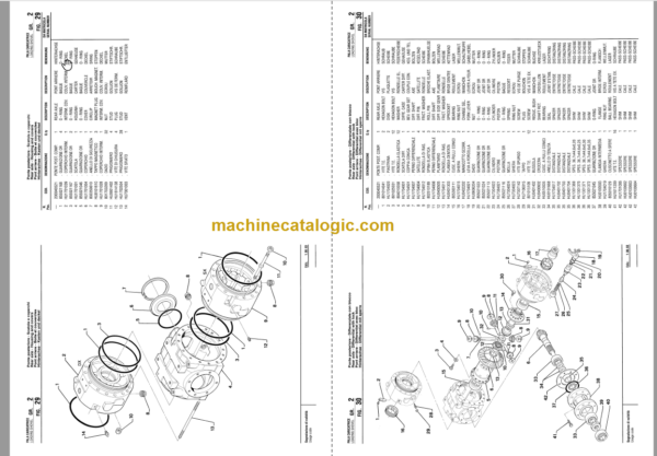 Komatsu Fai-556 Wheeled Loader Parts Book