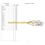 Komatsu PC100F-6 Parts Book