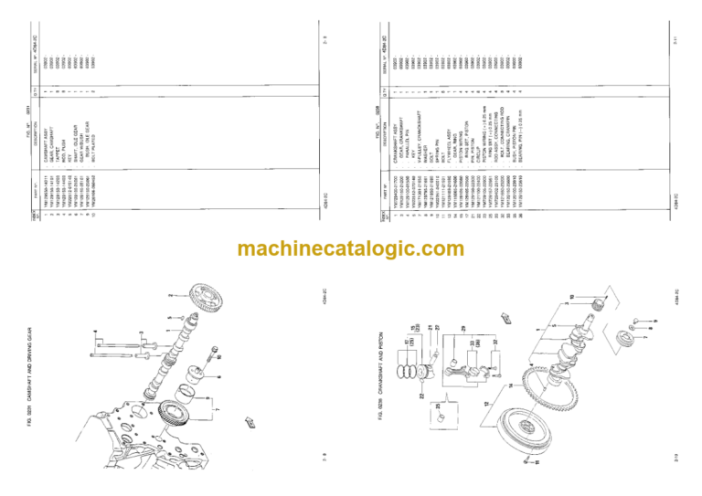 Komatsu PC40-6F Hydraulic Excavator Parts Book