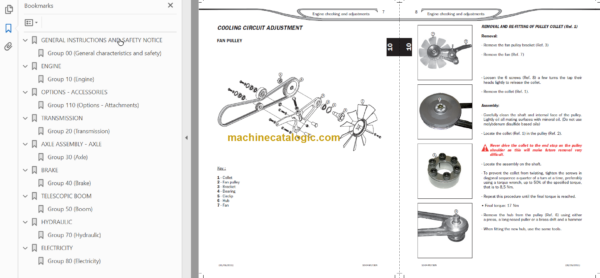 Manitou MT 1435 SL TURBO S4 - E3 Repair Manual