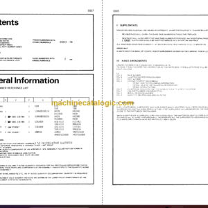 Komatsu 55C Parts Book