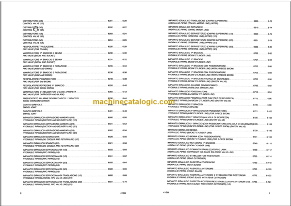 Komatsu PW95-1 Hydraulic Excavator Parts Book